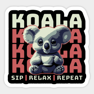 Adorable koala bear Sticker